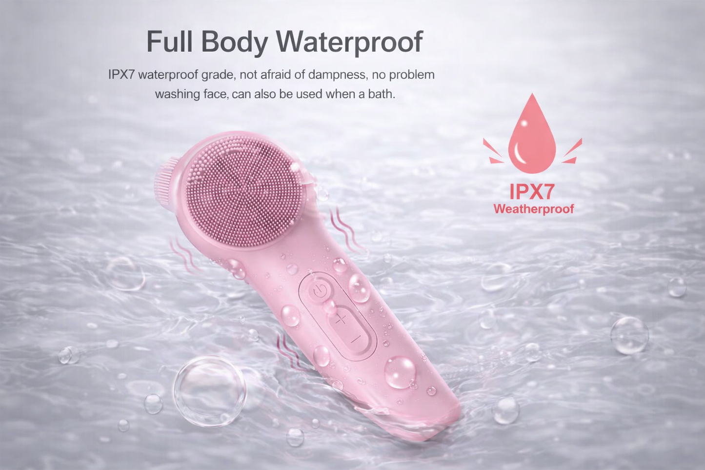 Lullaboo Facial Cleansing & Light Therapy Brush