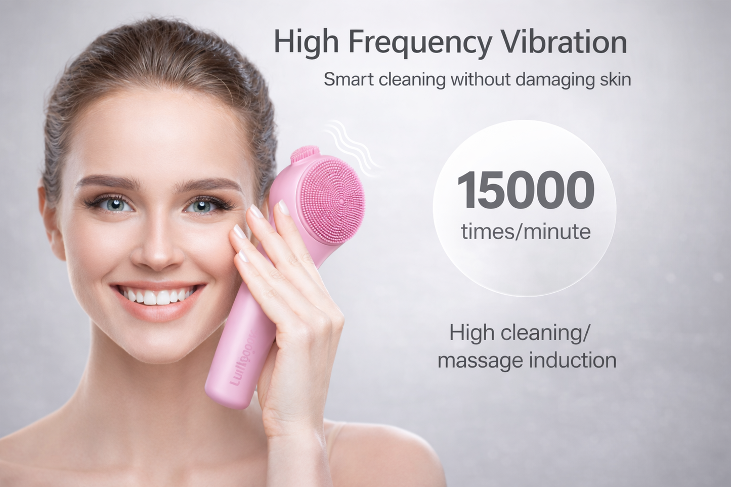Lullaboo Facial Cleansing & Light Therapy Brush
